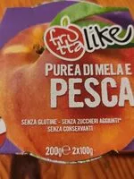 Mängden socker i Purea di Mela e Pesca