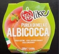 Mängden socker i Purea di mela e albicocca