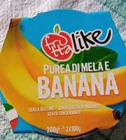 Mängden socker i Purea di mela e banana