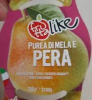 Mängden socker i purea di mela e pera