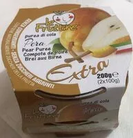 Mängden socker i Le Fruttine purea di Pera