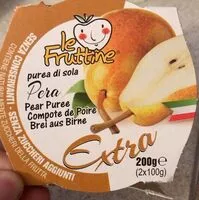 Mängden socker i Purea di pera