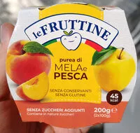 Mängden socker i Purea di mela e pesca