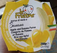 Mängden socker i Purea di mela e banana