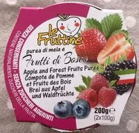 Mängden socker i Purea di mela e frutti di bosco