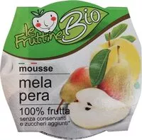 Mängden socker i Bio mousse di mela e pera
