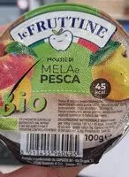 Mängden socker i Le fruttine mela e pesca
