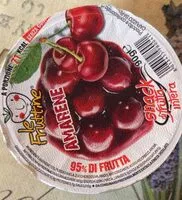 Mängden socker i Le fruttine (amarene)