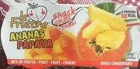 Mängden socker i Le fruttine Ananas papaya