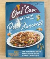 Mängden socker i Riso Rosso con Pollo e Anacardi