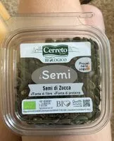 Mängden socker i Semi di zucca