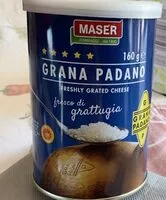 Mängden socker i Grana padano