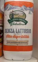 Mängden socker i Latte senza lattosio
