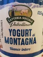Mängden socker i yogurt di montagna