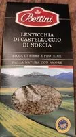 Mängden socker i Lenticchia di Castelluccio Di Norcia