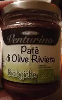 Mängden socker i Paté di olive riviera biologiche