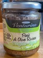 Mängden socker i Patè di olive riviera bio