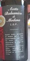 Mängden socker i Aceto balsamico di Modena IGP