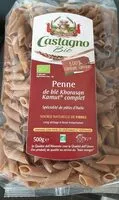Mängden socker i Penne de blé Khorasan Kamut complet