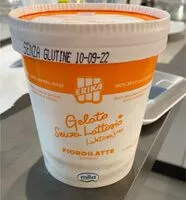 Mängden socker i Gelato senza lattosio fiordilatte