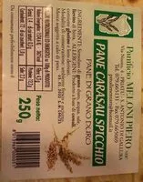 Mängden socker i Pane Carasau