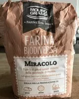 Mängden socker i Farina biodiversa