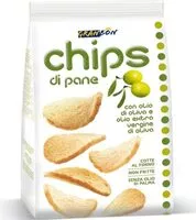 Mängden socker i Chips di pane con olio di oliva e olio extravergine di oliva