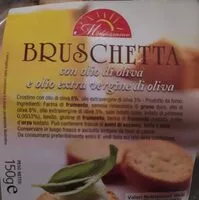 Mängden socker i Bruschetta olio d'oliva e olio extravergine di oliva