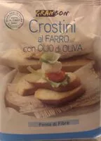 Mängden socker i Crostini al farro con olio d’oliva