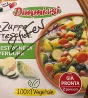 Mängden socker i Minestrone di verdure con soia edamame