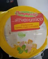 Mängden socker i Insalatona tonno mais e crostini