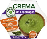 Mängden socker i Crema de espárragos