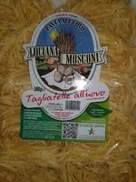 Mängden socker i L. mosconi Pasta All'uovo Tagliatelle GR. 500