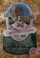 Mängden socker i Tagliatelle all'uovo