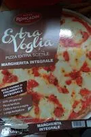 Mängden socker i Extra Voglia pizza margherita integrale