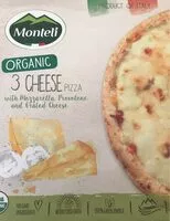 Mängden socker i Organic 3 cheese with provolone and mozzarella