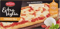 Mängden socker i Extra voglia formato pala pizza margherita
