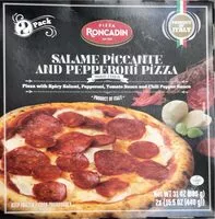 Mängden socker i Salame Piccante and Pepperoni pizza