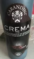 Mängden socker i Crème à base de vinaigre balsamique de Modène