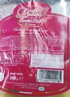 Mängden socker i Cannelloni di carne