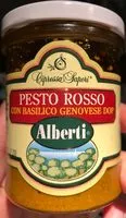 Mängden socker i Pesto rosso con basilico genovese Dop