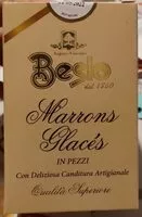 Mängden socker i Marrons glace's