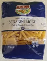 Mängden socker i Sedani Rigati
