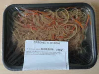 Mängden socker i Spaghetti di soia