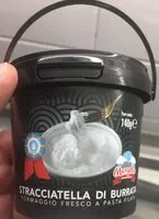 Mängden socker i Stracciatella di burrata