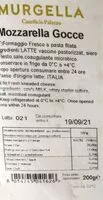Mängden socker i Mozzarella Gocce