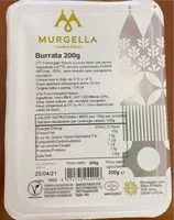 Mängden socker i Burrata