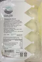 Mängden socker i Mozzarella a gocce