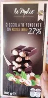 Mängden socker i Fondente con nocciole intere