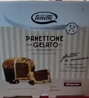 Mängden socker i Panettone con gelato al cioccolato